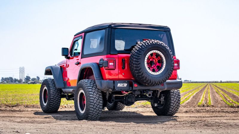 Borla 18-21 Jeep Wrangler JL 2.0L 2DR Climber 2.75in Turn Down Tip S-Type Cat-Back Exhaust - Crew Original