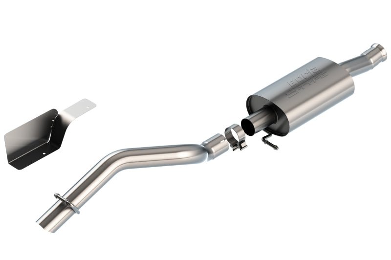 Borla 18-21 Jeep Wrangler JL 2.0L 2DR Climber 2.75in Turn Down Tip S-Type Cat-Back Exhaust - Crew Original