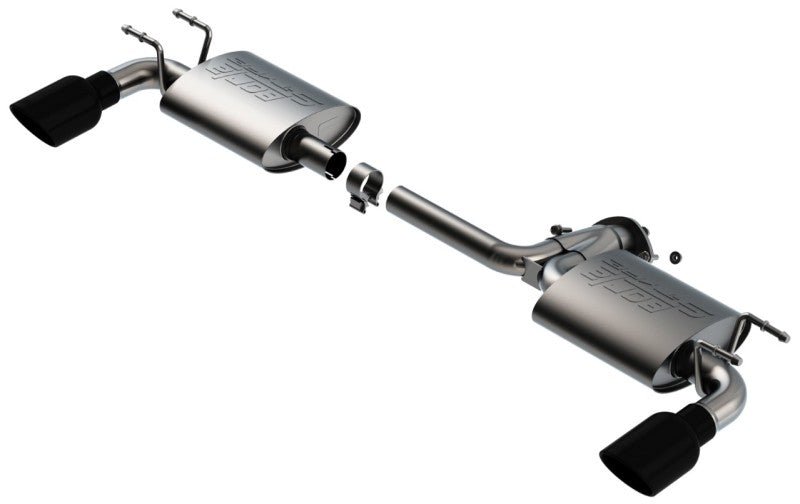Borla 19-21 Mazda 3 Hatchback 2.0/2.5L NA S-Type Axle-back Black Chrome Tips - Crew Original