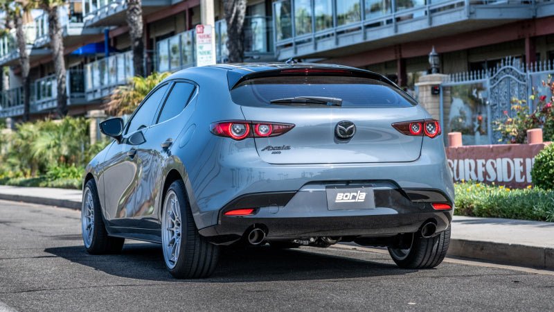 Borla 19-21 Mazda 3 Hatchback 2.0/2.5L NA S-Type Axle-back Black Chrome Tips - Crew Original