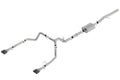Borla 19 Chevrolet Silverado/GMC Sierra 1500 6.2L SS ATAK Catback Exhaust - Black Chrome Tips - Crew Original