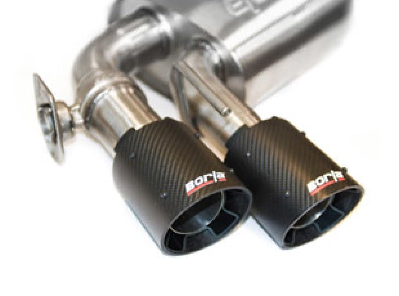 Borla 19 Chevrolet Silverado/GMC Sierra 1500 6.2L SS ATAK Catback Exhaust - Carbon Fiber Tips - Crew Original