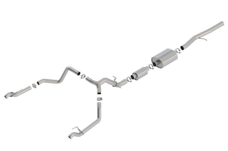 Borla 19 Chevrolet Silverado/GMC Sierra 1500 6.2L SS (S-Type) Catback Exhaust w/ Factory Tips - Crew Original