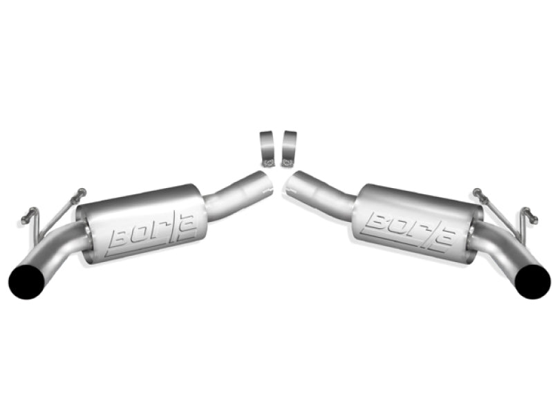Borla 2010 Camaro 6.2L ATAK Exhaust System w/o Tips works With Factory Ground Effects Package (rear - Crew Original