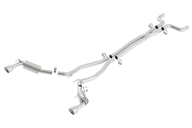 Borla 2010 Camaro 6.2L V8 S Type Catback Exhaust (does not work w/ factory ground affects package - Crew Original
