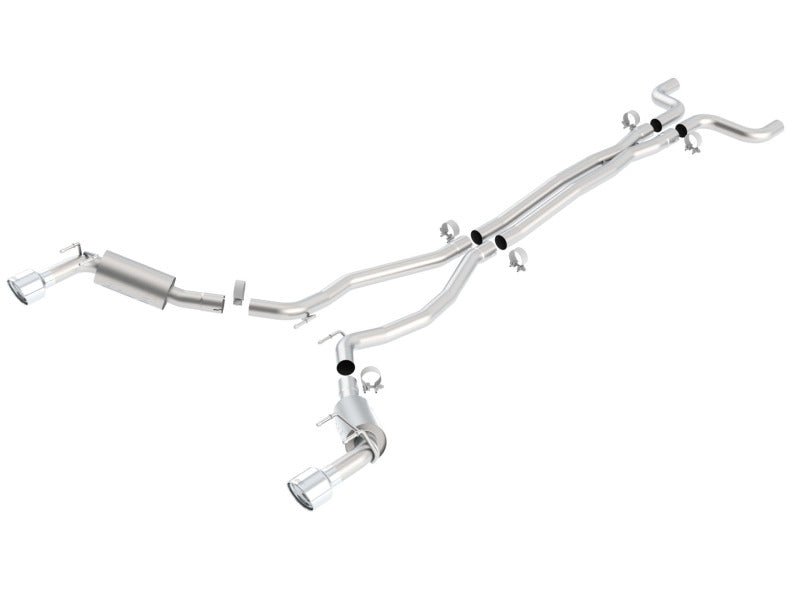 Borla 2010 Camaro 6.2L V8 S Type Catback Exhaust (does not work w/ factory ground affects package - Crew Original