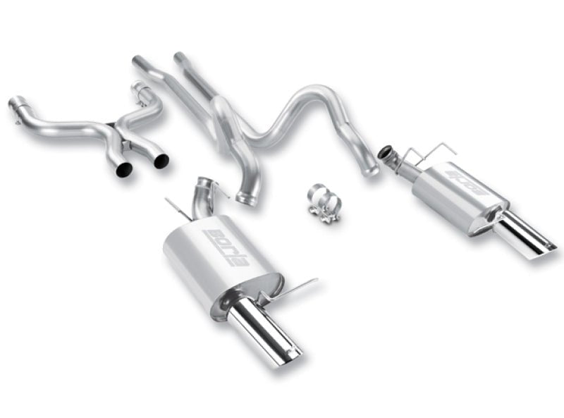 Borla 2011-2012 Mustang GT 5.0L 8cyl 6spd RWD Agressive ATAK Catback Exhaust - Crew Original