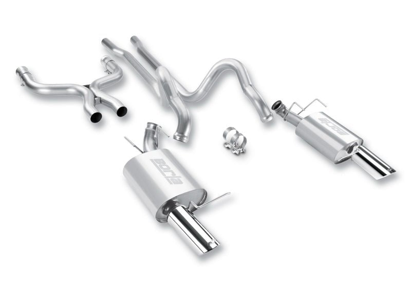 Borla 2011-2012 Mustang GT 5.0L 8cyl 6spd RWD Agressive ATAK Catback Exhaust - Crew Original