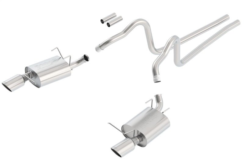 Borla 2011 Ford Mustang 3.7L 6cyl 6spd RWD SS S-Type Catback Exhaust - Crew Original