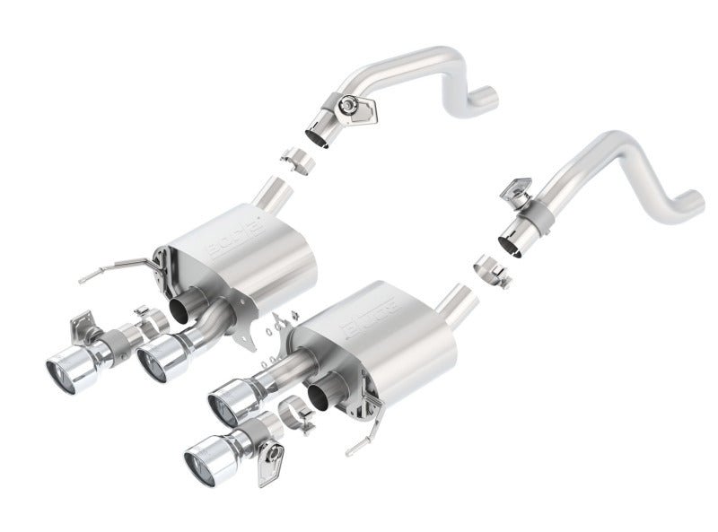 Borla 2014 Chevrolet Corvette C7 6.2L 8cyl S Type Exhaust w/ NPP Dual Mode (rear section only) - Crew Original