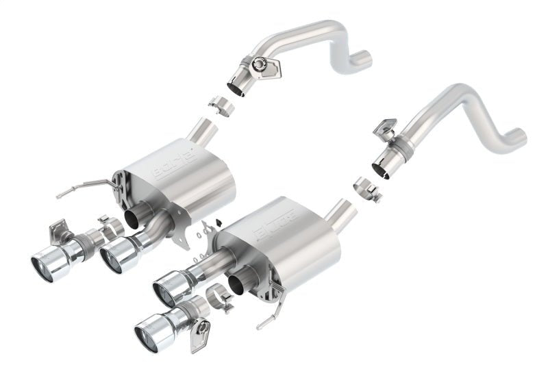 Borla 2014 Chevrolet Corvette C7 6.2L 8cyl S Type Exhaust w/ NPP Dual Mode (rear section only) - Crew Original