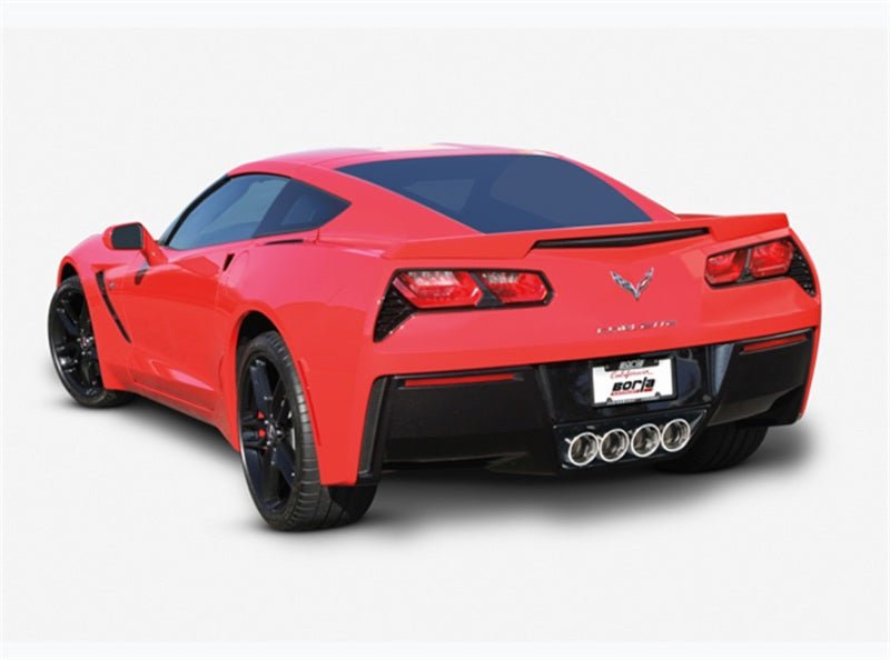 Borla 2014 Chevy Corvette C7 w/ AFM w/o NPP Atak Rear Section Exhuast Quad Rd Rl IC Tips - Crew Original
