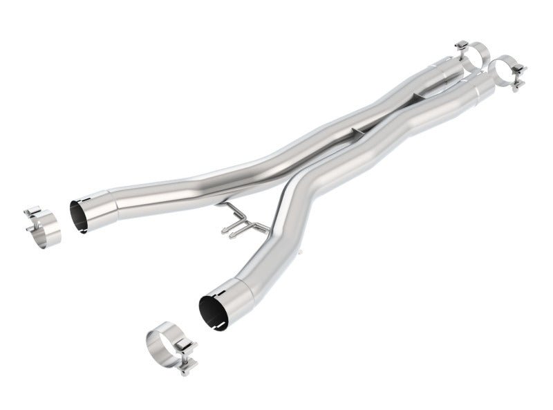 Borla 2014 Chevy Corvette Stingray X-Pipes (Smog Legal Cut and Clamp) - Crew Original