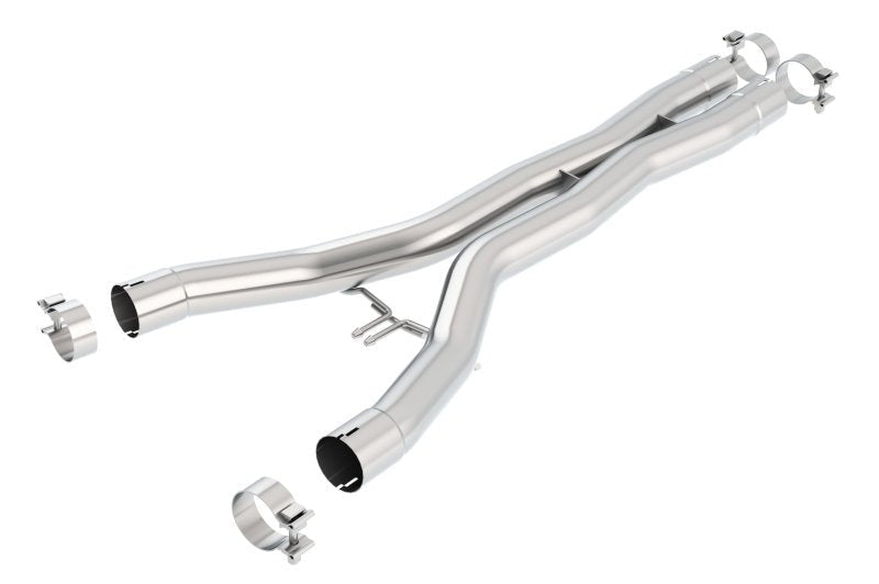 Borla 2014 Chevy Corvette Stingray X-Pipes (Smog Legal Cut and Clamp) - Crew Original