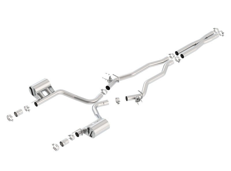 Borla 2015-2016 Charger SRT 392 / Scat Pack 6.4L Atak Catback Exhaust Single Split Rear Exit - Crew Original