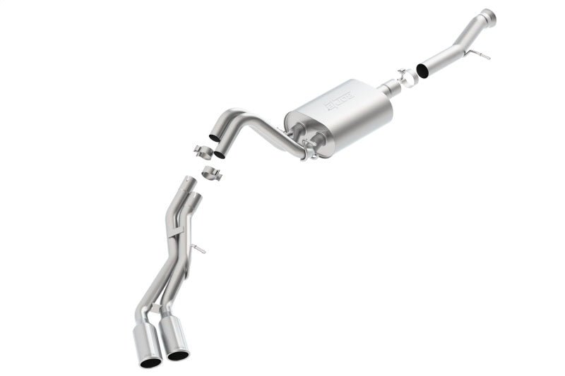 Borla 2015 Cadillac Escalade/Yukon Denali 6.2L V8 AT 2WD/4WD Split Side Exit SS S-Type CB Exhaust - Crew Original