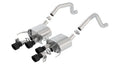 Borla 2015+ Chevy Corvette C7 Z06 6.2L Axle Back ATAK Exhaust Black Quad Tips w/o AFM w/ NPP - Crew Original