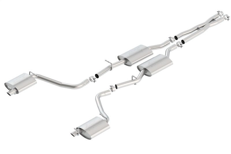 Borla 2015 Dodge Challenger 3.6L V6 ATAK Catback Exhaust No Tips Factory Valance - Crew Original