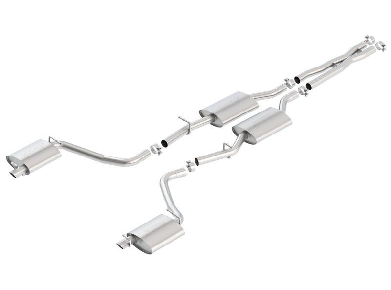 Borla 2015 Dodge Challenger 3.6L V6 S-TYPE Catback Exhaust No Tips Factory Valance - Crew Original