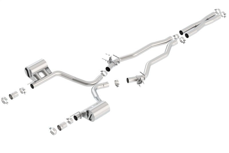 Borla 2015 Dodge Challenger SRT/392 Hemi 6.4L V8 ATAK Catback Exhaust w/ Valves Factory Bezel - Crew Original