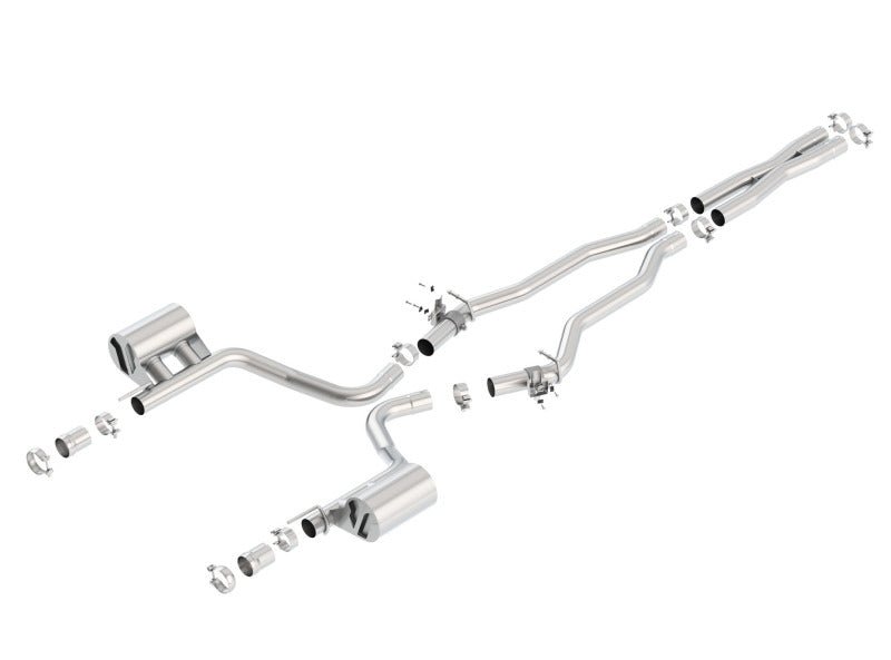 Borla 2015 Dodge Challenger SRT/392 Hemi 6.4L V8 ATAK Catback Exhaust w/ Valves Factory Bezel - Crew Original