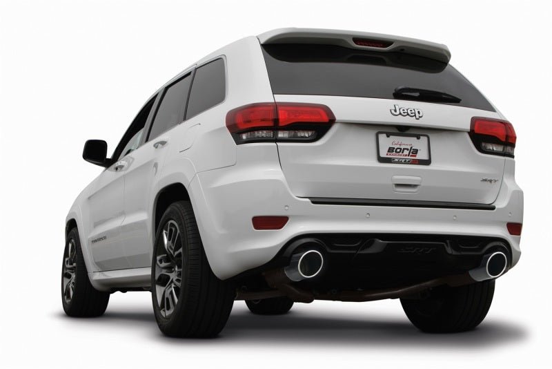 Borla 2015 Jeep Grand Cherokee SRT8 ATAK Dual Round Rolled Exit Catback Exhaust - Crew Original