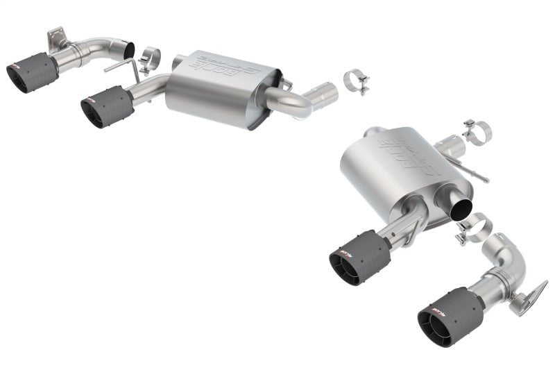 Borla 2016-2017 Chevrolet Camaro SS AT/MT RWD S-type Exhaust (w/ Dual Mode Valves) - Black CF Tip - Crew Original