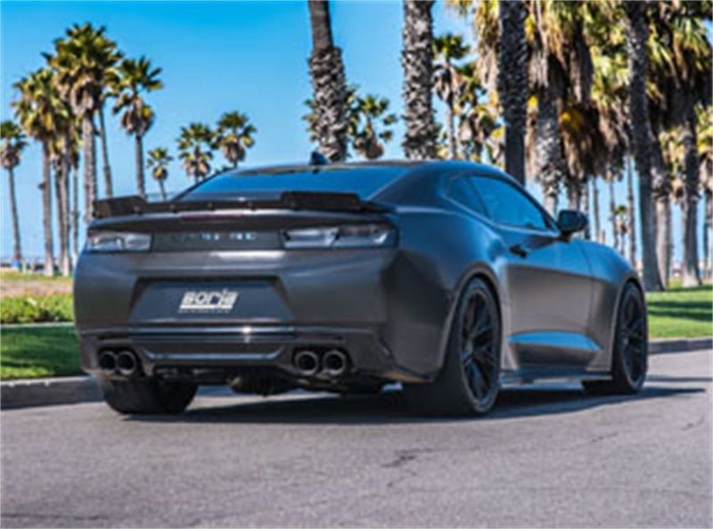 Borla 2016-2018 Chevrolet Camaro SS AT/MT RWD Ceramic Black S-Type Exhaust (w/ Dual Mode Valves) - Crew Original