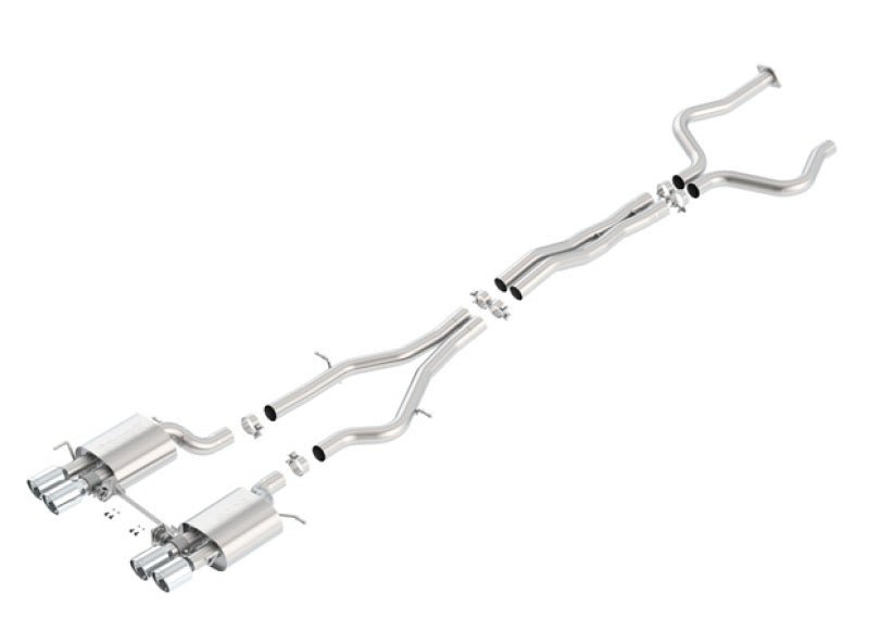 Borla 2016 Cadillac ATS-V 3.6L Twin Turbo Catback Exhaust 4in Tips Dual Split Rear Exit - Crew Original