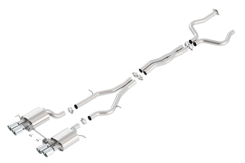 Borla 2016 Cadillac ATS-V 3.6L Twin Turbo Catback Exhaust 4in Tips Dual Split Rear Exit - Crew Original
