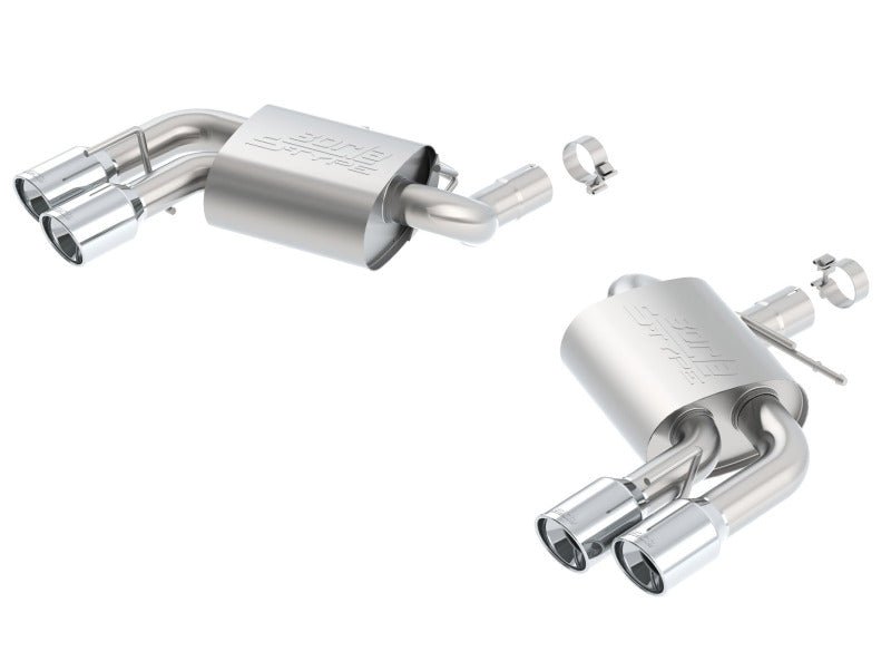 Borla 2016 Chevy Camaro 6.2L AT/MT S-Type Rear Section Exhaust w/o Dual Mode Valves - Crew Original