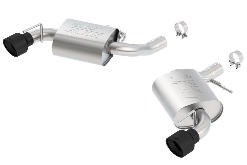 Borla 2016 Chevy Camaro SS V8 AT/MT ATAK Rear Section Exhaust w/o NPP Valves Ceramic Black - Crew Original
