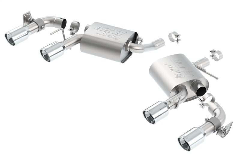 Borla 2016 Chevy Camaro V6 AT/MT ATAK Rear Section Exhaust w/ Dual Mode Valves - Crew Original
