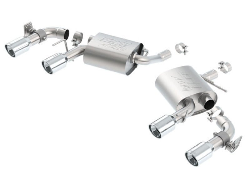 Borla 2016 Chevy Camaro V6 AT/MT ATAK Rear Section Exhaust w/ Dual Mode Valves - Crew Original