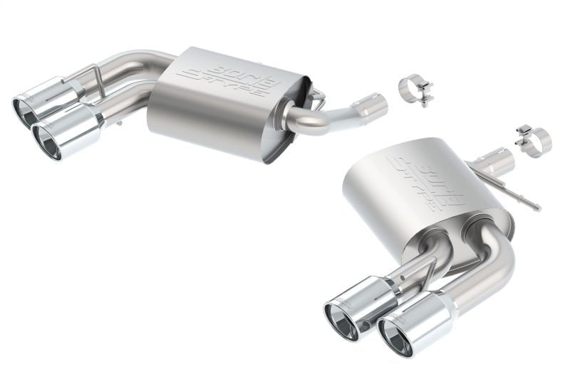 Borla 2016 Chevy Camaro V6 AT/MT S-Type Rear Section Exhaust w/o Dual Mode Valves - Crew Original