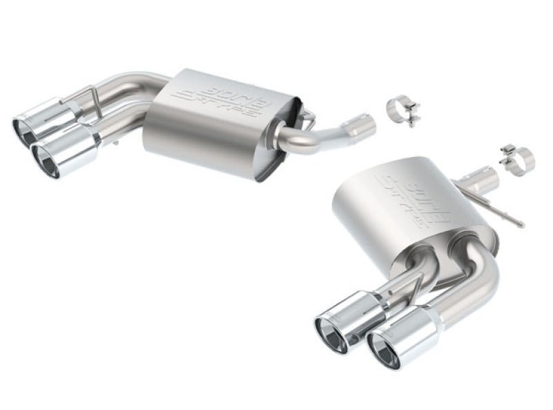 Borla 2016 Chevy Camaro V6 AT/MT S-Type Rear Section Exhaust w/o Dual Mode Valves - Crew Original