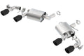 Borla 2016 Chevy Camaro V8 SS AT/MT ATAK Rear Section Exhaust w/ Dual Mode Valves Ceramic Black - Crew Original
