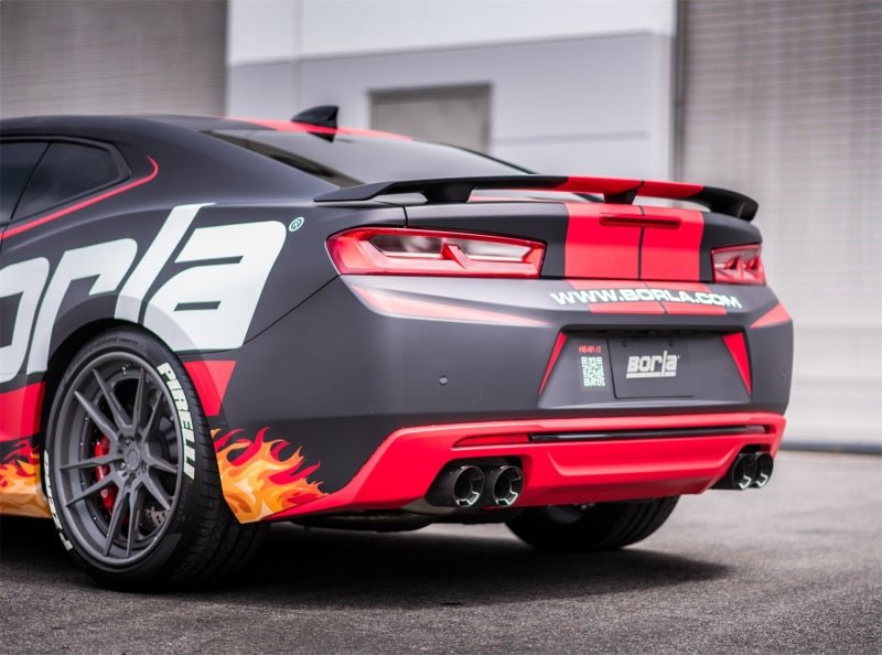 Borla 2016 Chevy Camaro V8 SS AT/MT ATAK Rear Section Exhaust w/o Dual Mode Valves - Crew Original