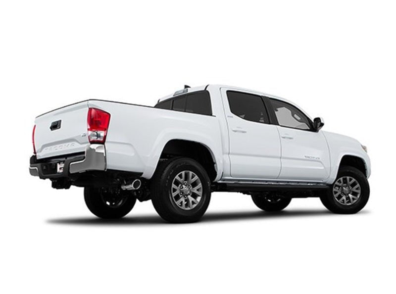 Borla 2016 Toyota Tacoma 3.5L V6 Auto 4DR CC SB S-Type 2.5in Single Left Rear Exit 4in Tip Exhaust - Crew Original