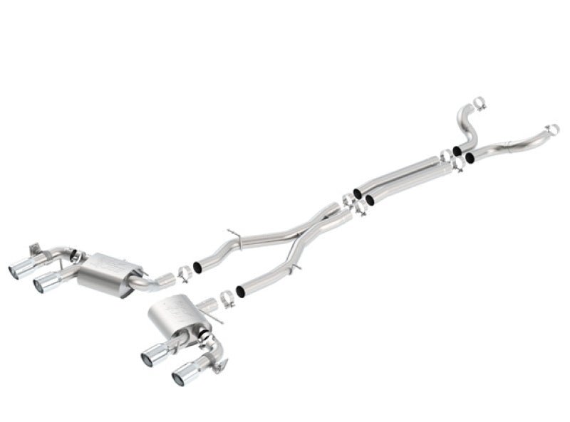 Borla 2017+ Chevy Camaro ZL1 6.2 ATAK Catback Exhaust w/ Dual Split Rear Exit - Crew Original