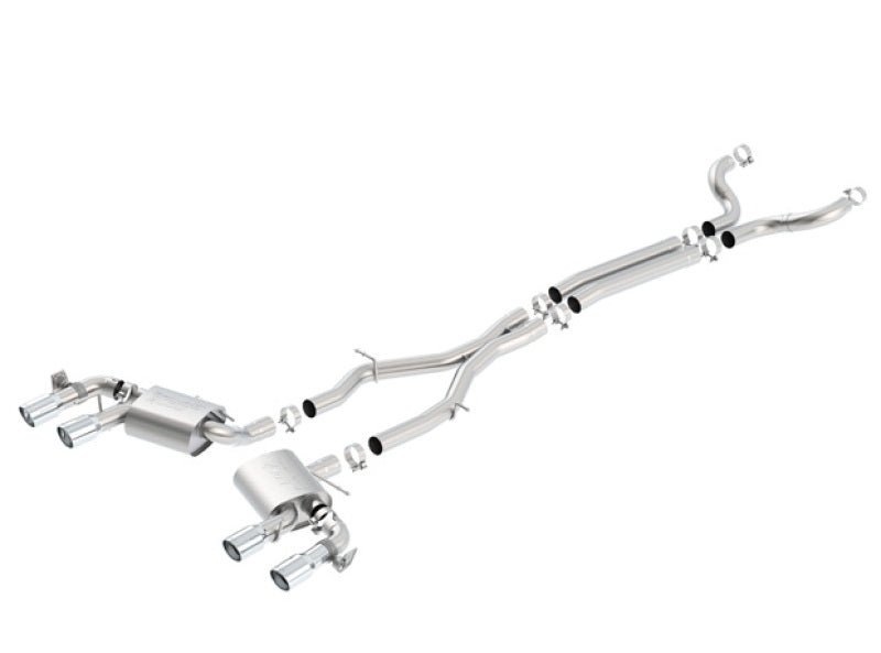 Borla 2017+ Chevy Camaro ZL1 6.2L S-Type Catback Exhaust w/ Dual Split Rear Exit - Crew Original