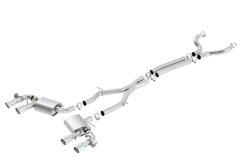 Borla 2017+ Chevy Camaro ZL1 6.2L S-Type Catback Exhaust w/ Dual Split Rear Exit - Crew Original