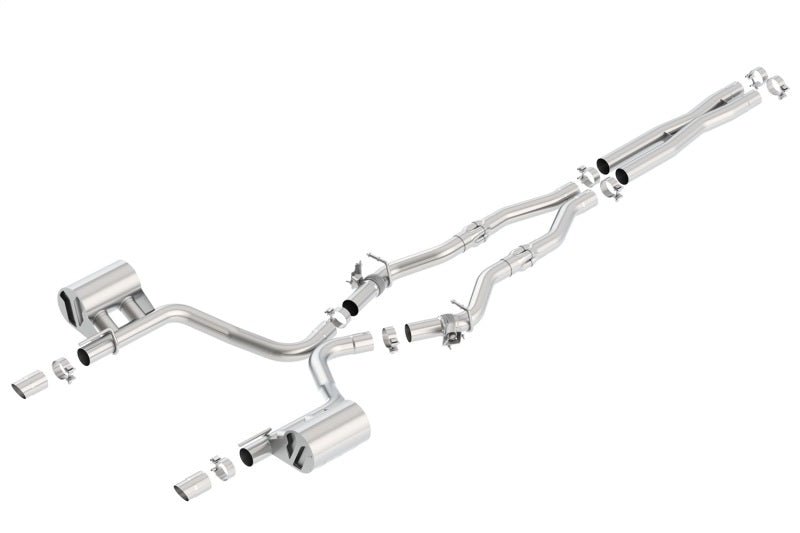 Borla 2017 Dodge Charger R/T 5.7L ATAK Catback Exhaust w/o Tips (w/MDS Valves ONLY) - Crew Original