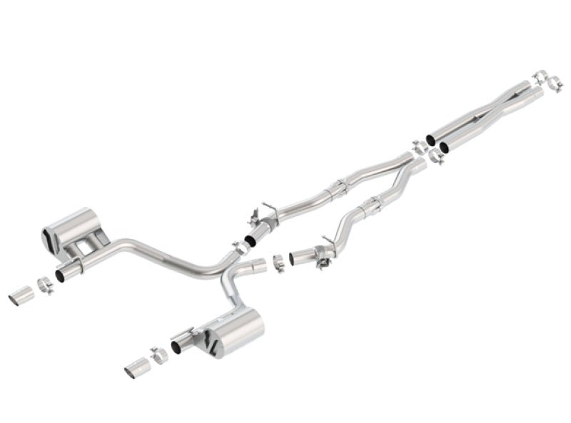 Borla 2017 Dodge Charger R/T 5.7L ATAK Catback Exhaust w/o Tips (w/MDS Valves ONLY) - Crew Original