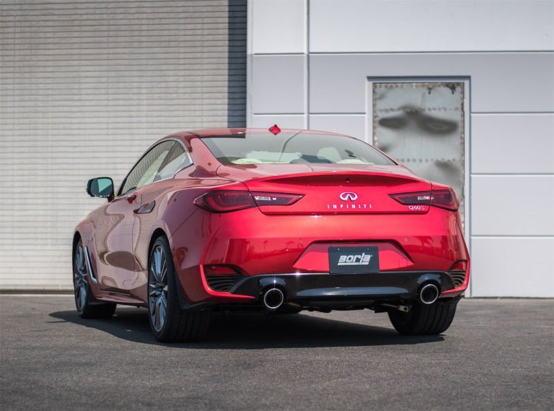 Borla 2017 Infiniti Q60S 3.0T V6 S Type Catback Exhaust - Crew Original