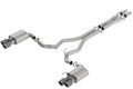 Borla 2018 Ford Mustang GT 5.0L AT/MT 3in Atak Catback Exhaust w/ Valves (Carbon Fiber Black Tip) - Crew Original