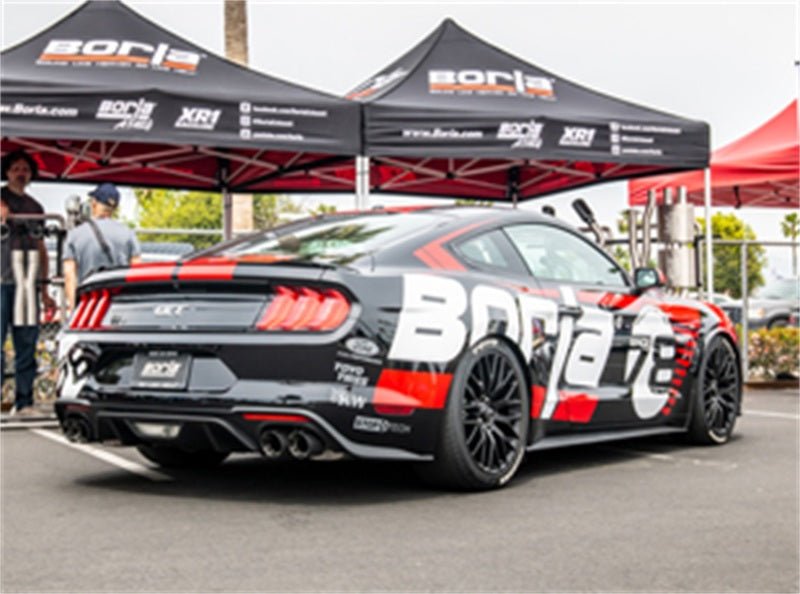 Borla 2018 Ford Mustang GT 5.0L AT/MT (w/o Valves) ATAK 3in Cat-Back Exhaust w/Carbon Fiber Tips - Crew Original