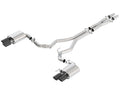 Borla 2018 Ford Mustang GT (A/T / M/T) 3in ATAK Catback Exhaust w/o Valves w/ Black Chrome Tips - Crew Original
