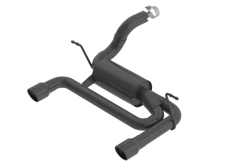Borla 2018 Jeep Wrangler JL/JLU 3.6L 2DR/4DR ATAK SS Axle Back Black Coated Exhaust w/3.5in Tips - Crew Original