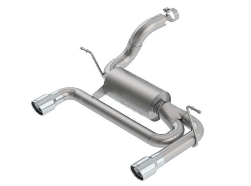 Borla 2018 Jeep Wrangler JL/JLU 3.6L 2DR/4DR ATAK SS Axle Back Exhaust w/3.5in Tips - Crew Original